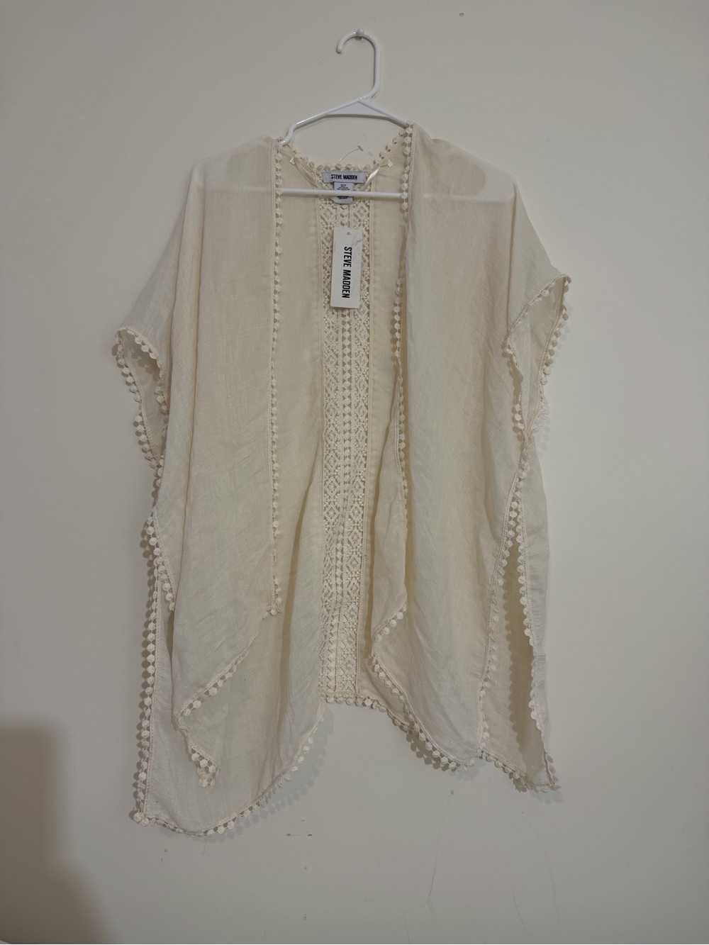 Steve Madden Cream Cover Up